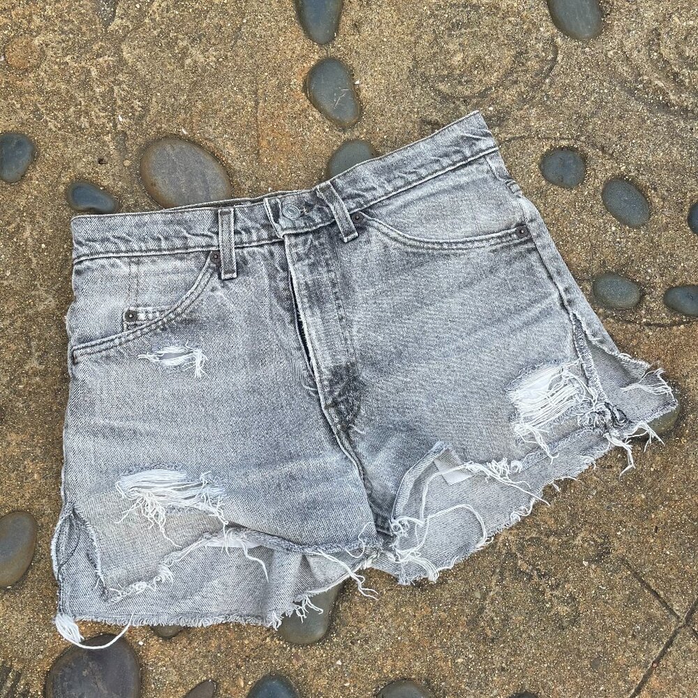 Levi's 517 Orange Tab Grey Distressed